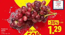 Lidl Trauben rot kernlos Angebot