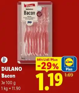 Lidl Dulano Bacon Angebot