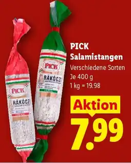 Lidl Pick Salamistangen Angebot