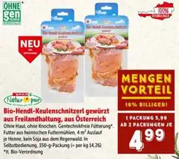 Interspar Bio-Hendl-Keulenschnitzerl gewürzt Angebot