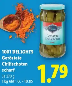 Lidl 1001 Delights Geröstete Chilischoten scharf Angebot