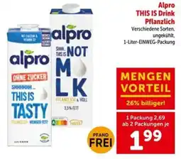 Interspar Alpro THIS IS Drink Pflanzlich Angebot