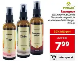 Interspar Proair Raumspray Angebot