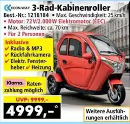 Norma Econ-way 3-Rad-Kabinenroller Angebot