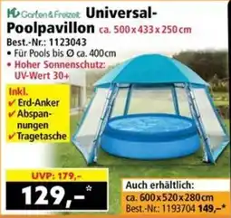Norma Garten & Freizeit Universal-Poolpavillon Angebot