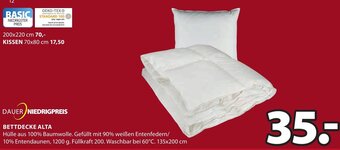 JYSK Bettdecke Alta Angebot