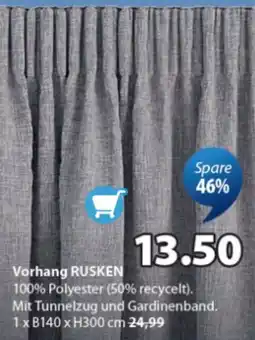 JYSK Vorhang RUSKEN Angebot