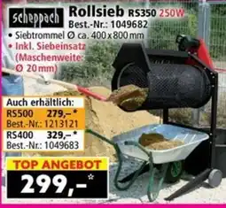 Norma Scheppach Rollsieb RS350 250W Angebot