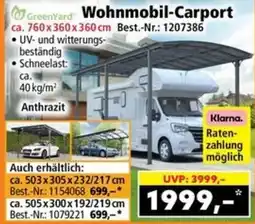 Norma GreenYard Wohnmobil-Carport Angebot