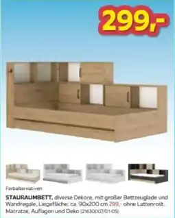 Möbelix STAURAUMBETT Angebot