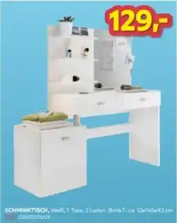 Möbelix Schminktisch, Weiß Angebot