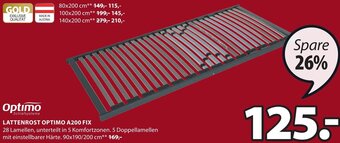 JYSK Lattenrost Optimo A200 Fix Angebot