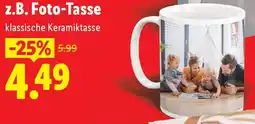 Lidl Foto-Tasse Angebot