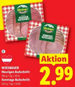 Lidl Wiesbauer Heurigen Aufschnitt Angebot