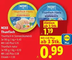 Lidl NIXE Thunfisch Angebot