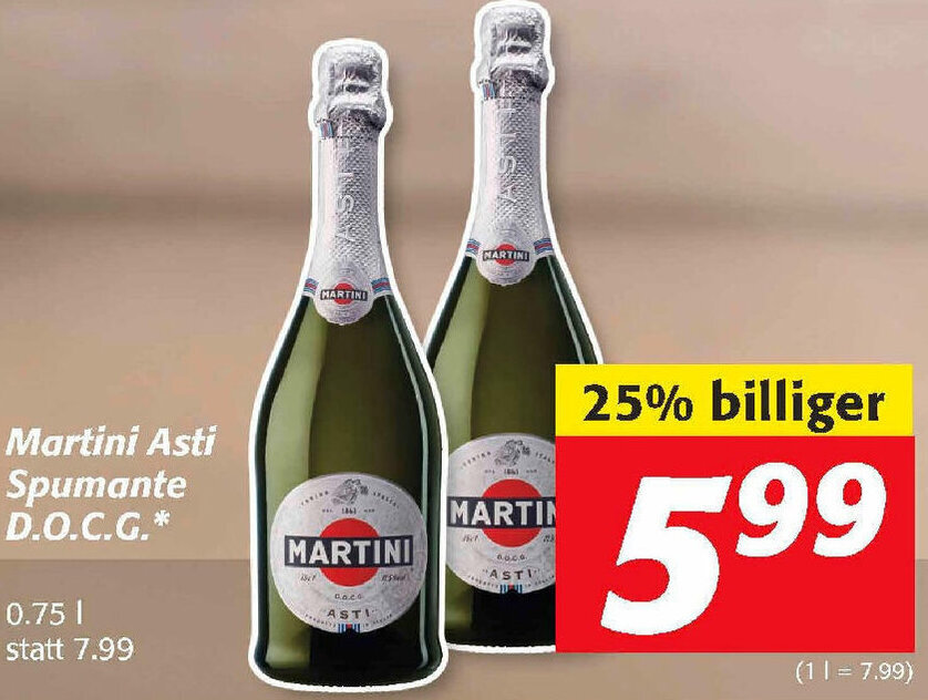 Martini Asti Spumante D.O.C.G Angebot bei Nah&Frisch