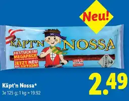 Lidl Käpt'n Nossa Angebot