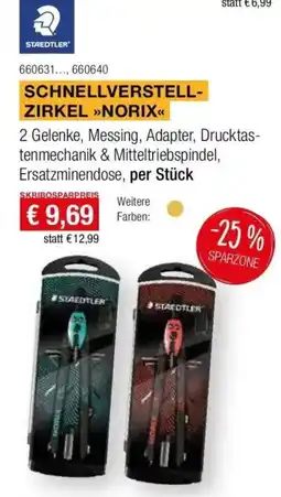 Skribo Staedtler Schnellverstell-Zirkel Norix Angebot