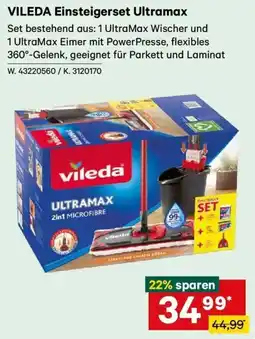 Lagerhaus Vileda Einsteigerset Ultramax Angebot