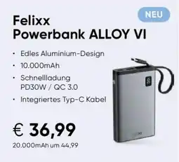 Hartlauer Felixx Powerbank ALLOY VI Angebot