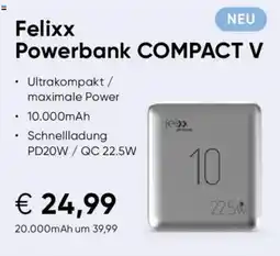 Hartlauer Felixx Powerbank COMPACT V Angebot
