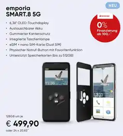 Hartlauer emporia SMART.8 5G Angebot