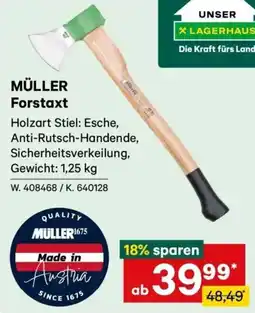 Lagerhaus Müller Forstaxt Angebot
