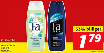 Nah&Frisch Fa Dusche 250 ml Angebot