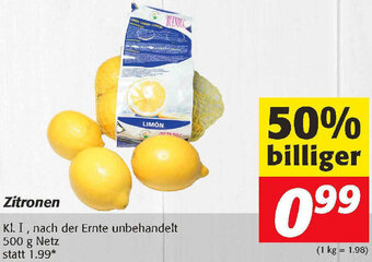 Nah&Frisch Zitronen 500g Angebot