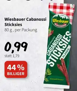 Eurogast Grissemann Wiesbauer Cabanossi Sticksies Angebot
