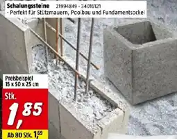 Bauhaus Schalungssteine Angebot