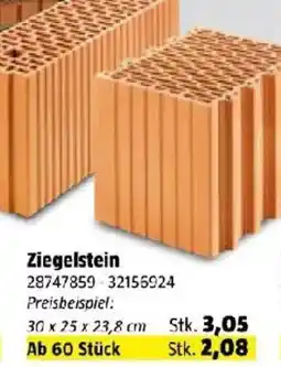 Bauhaus Ziegelstein Angebot
