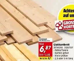 Bauhaus Glattkantbrett Angebot