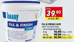 Bauhaus Knauf Fill & Finish Light Angebot