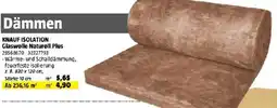 Bauhaus KNAUF ISOLATION Glaswolle Naturoll Plus Angebot