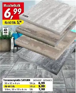 Bauhaus Terrassenplatte SATURN Angebot