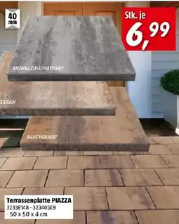 Bauhaus Terrassenplatte PIAZZA Angebot