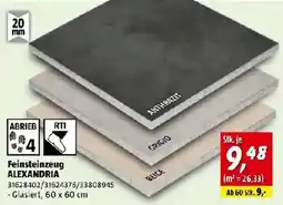 Bauhaus Feinsteinzeug ALEXANDRIA Angebot