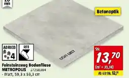 Bauhaus Feinsteinzeug Bodenfliese METROPOLIS Angebot