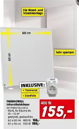 Bauhaus Thermowell Infrarotheizkörper Angebot