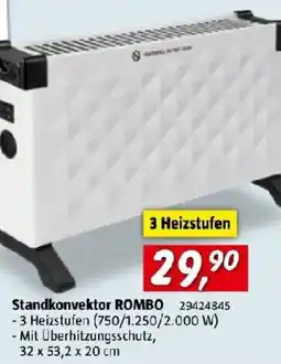Bauhaus Standkonvektor ROMBO Angebot
