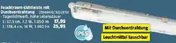 Bauhaus Feuchtraum-Lichtleiste mit Durchverdrahtung Angebot