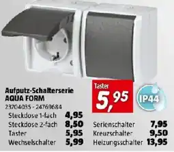 Bauhaus Aufputz-Schalterserie AQUA FORM Angebot