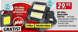 Bauhaus LED-Akku-Baustrahler SEATTLE Angebot