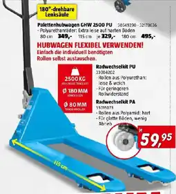 Bauhaus Palettenhubwagen GHW 2500 PU Angebot