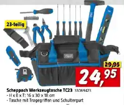 Bauhaus Scheppach Werkzeugtasche TC23 Angebot