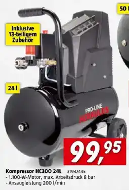 Bauhaus Kompresor HC300 24L Angebot