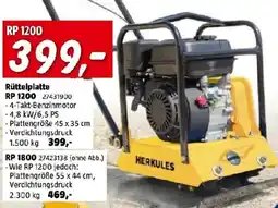 Bauhaus Rüttelplatte RP 1200 Angebot