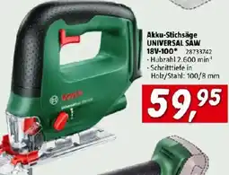 Bauhaus Akku-Stichsäge UNIVERSAL SAW 18V-100 Angebot