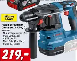 Bauhaus Akku-Bohrhammer GBH 18V-22 (SOLO, L) Angebot